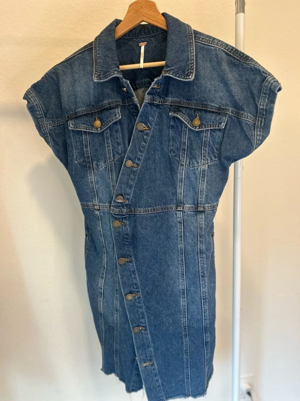 Free People City Denim Dress - Picture 4 of 8